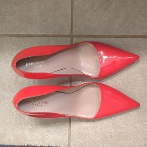 Kate Spade size 10 neon pink heels